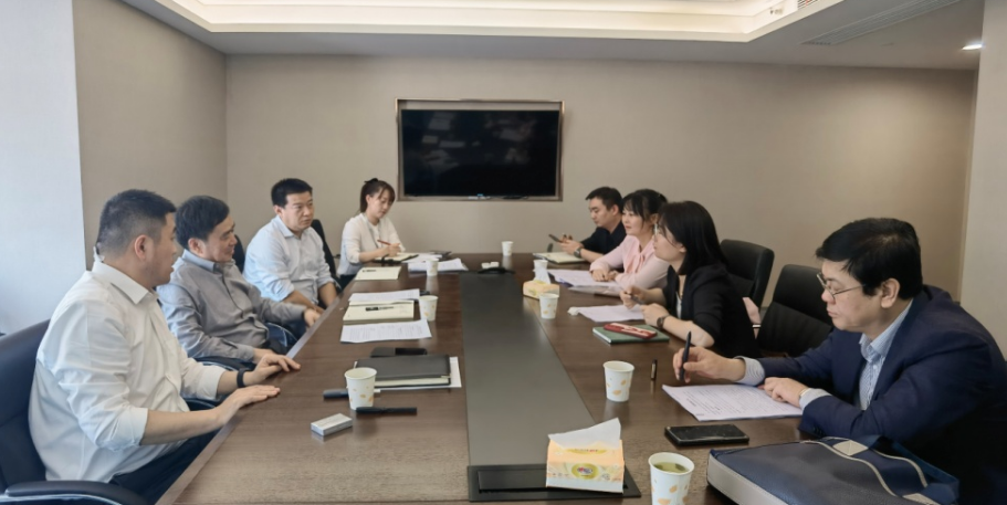 公司與經(jīng)開區(qū)管委會財政局、經(jīng)開渭發(fā)集團座談